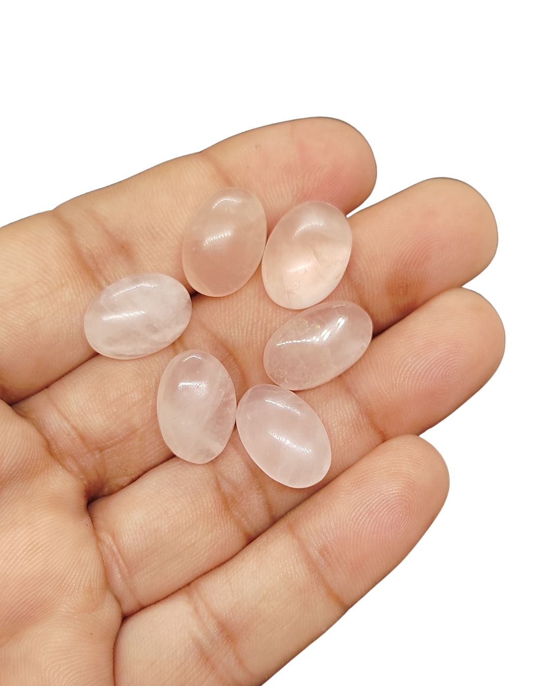 19mm Rose Quartz Cabochon – Oval Shape