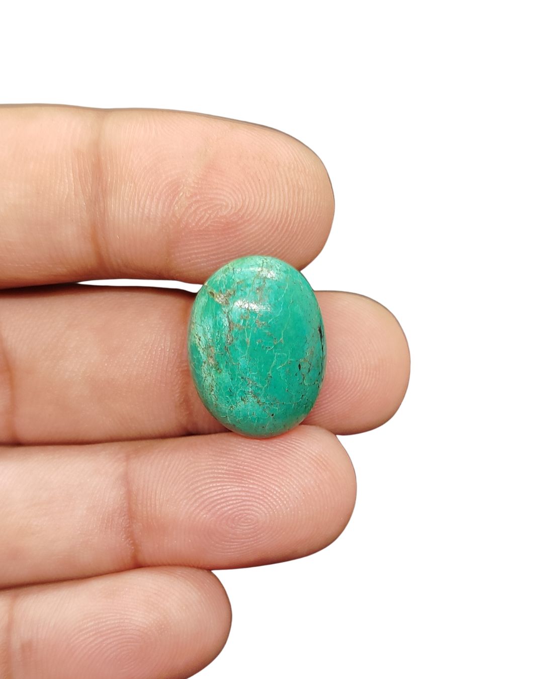 20mm Tibetan Turquoise Cabochon – Oval Shape