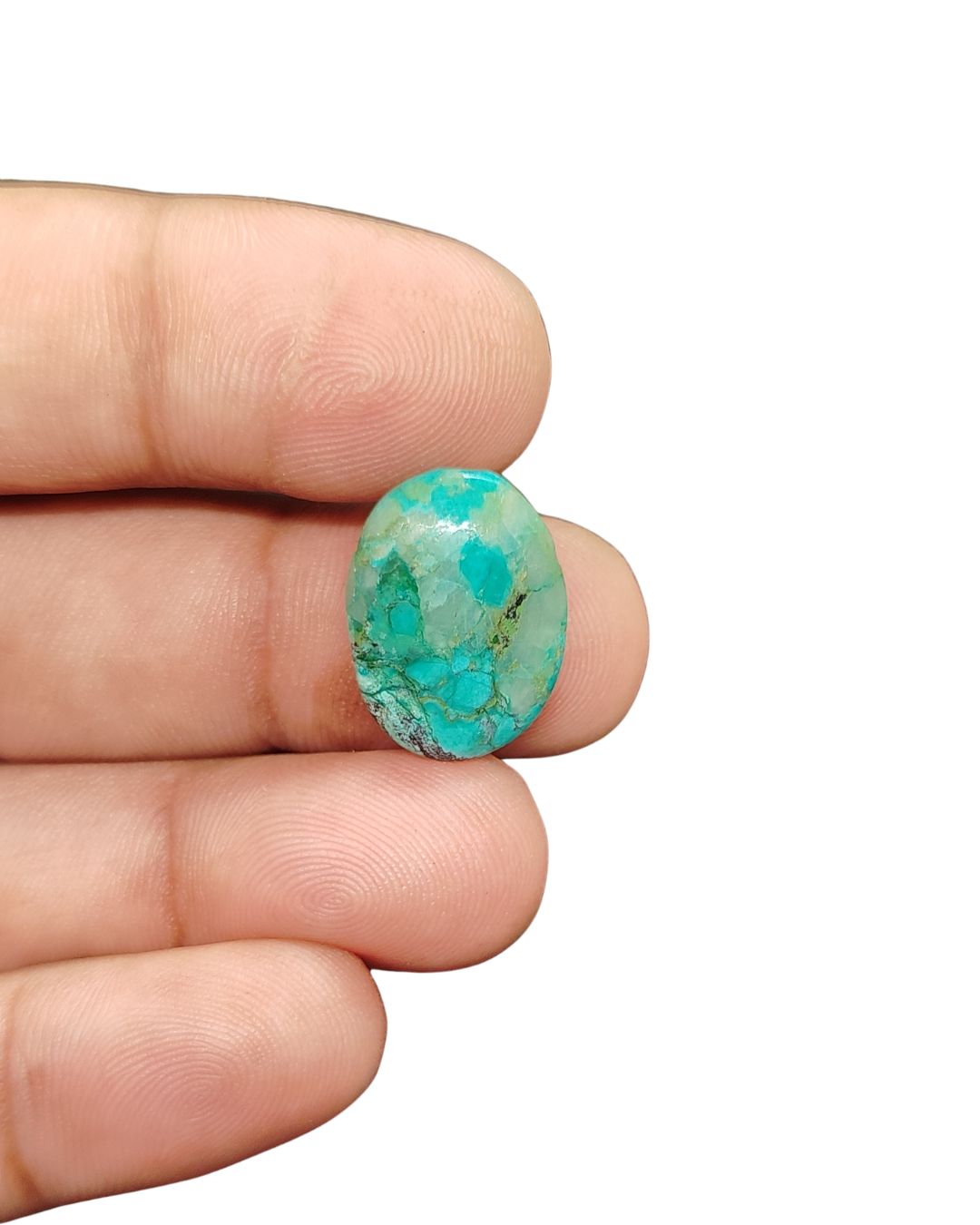 19mm Tibetan Turquoise Cabochon – Oval Shape