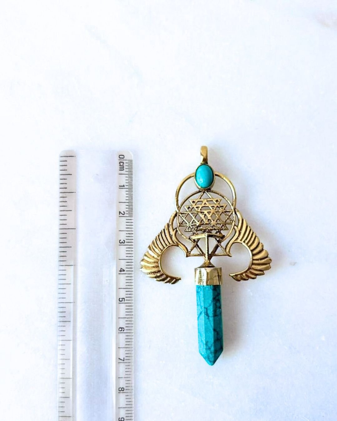 Crystal Wing Brass Connector for Jewelry Making - Image 3