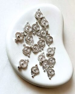 Handmade Silver Filled Brass Charms