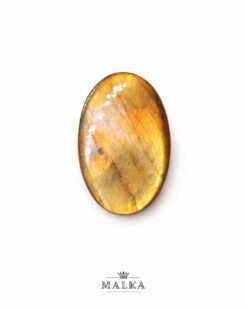38mm Labradorite Cabochon - Oval Golden Full Flash