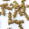 Fish Bone Brass Charms