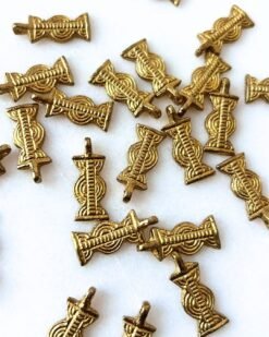 Fish Bone Brass Charms