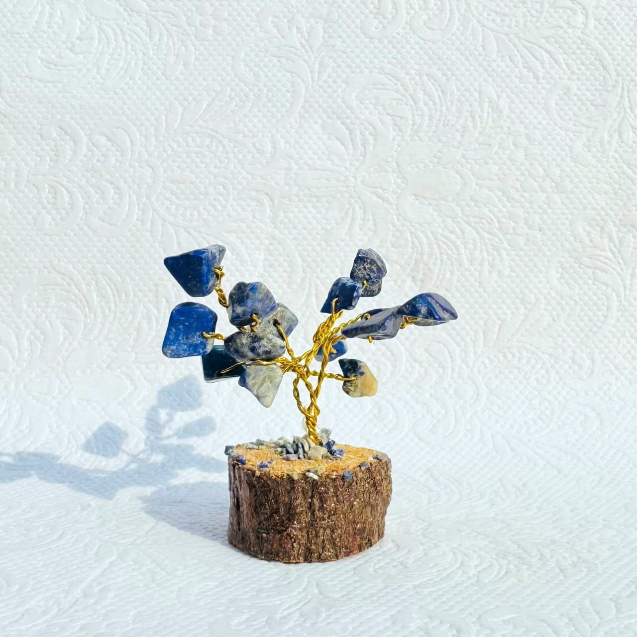 Lapis Lazuli Gemstone Bonsai Tree