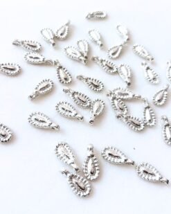 Ethnic Silver Filled Brass Charms