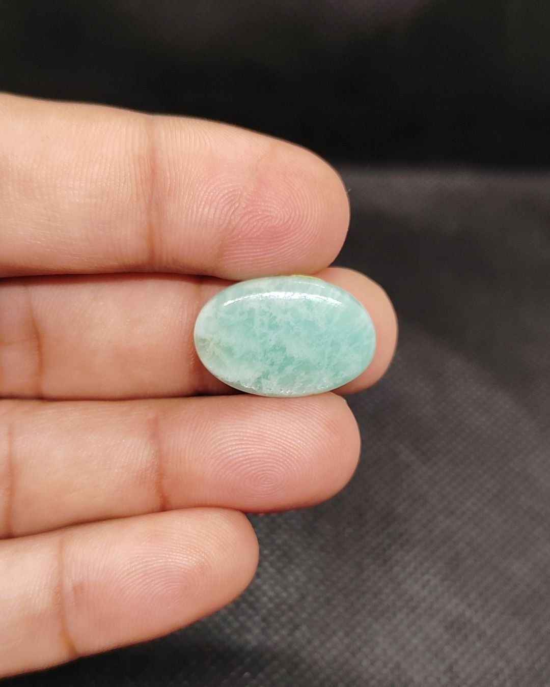 22mm Amazonite Cabochon - Oval Shape - Image 3