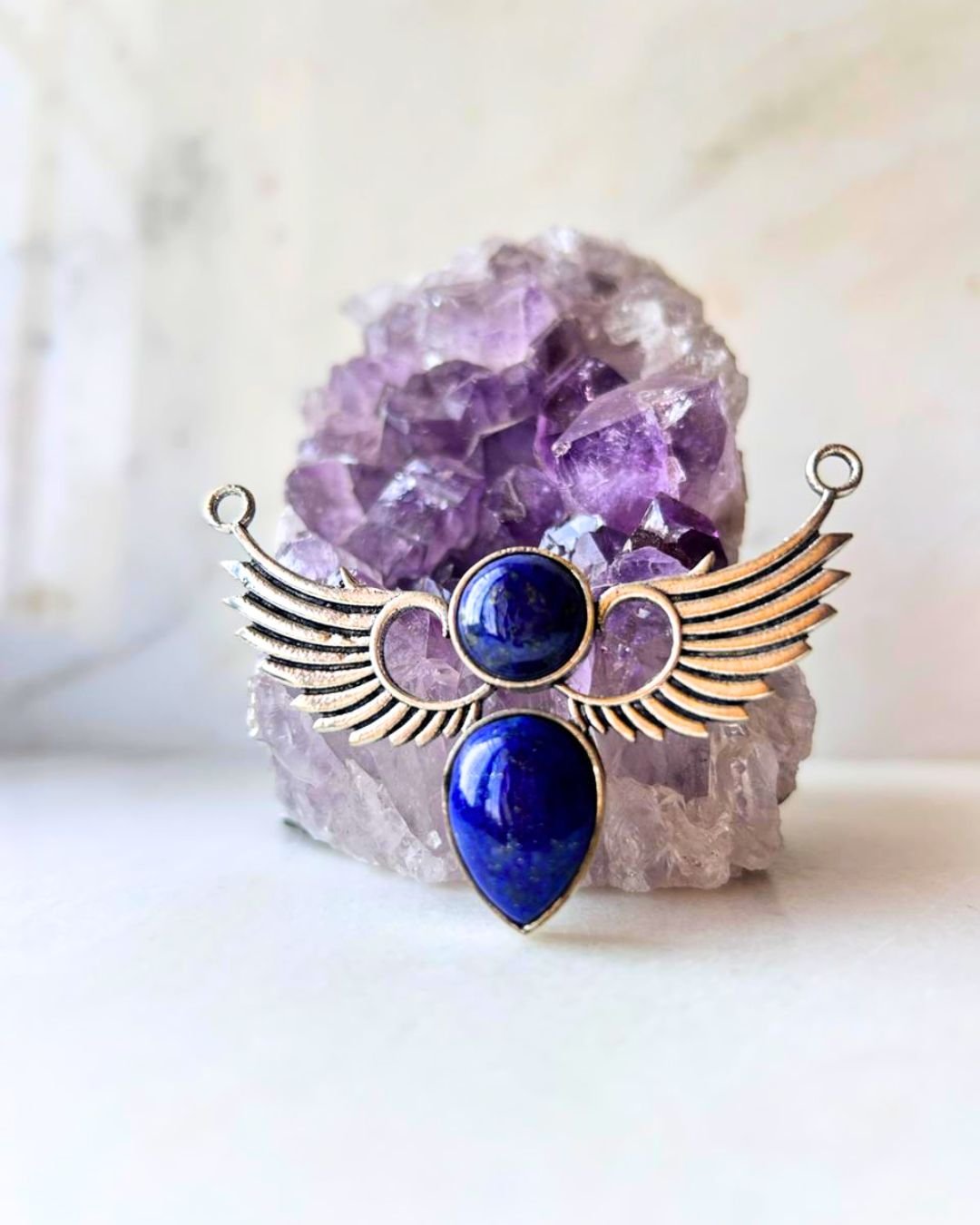 Brass/ Silverfilled Double Wing Brass Connector for Jewelry Making