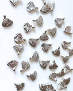 Alternative view of Shell Silver Filled Brass Charms