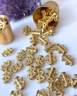 Alternative view of Tribal Spacer Brass Charms