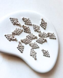 Unique Silver Filled Brass Charms