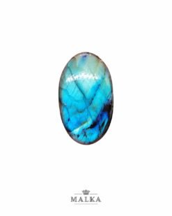40mm Labradorite Cabochon - Oval Multi Flash