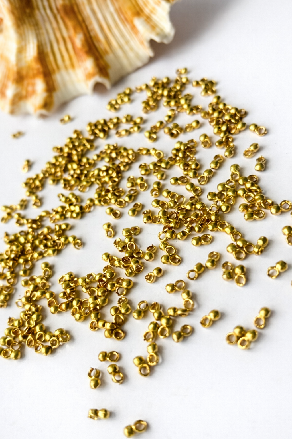 4MM Drop Brass Charms