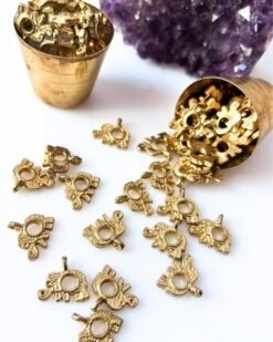Alternative view of Elephant Brass Charms