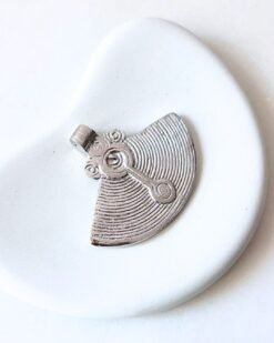 Big Ethnic Silver Filled Brass Charms