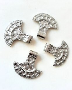 Alternative view of Big Ethnic Silver Filled Brass Pendant