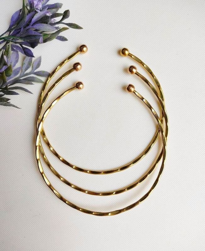 Ethnic Slim Finish Brass Choker Set