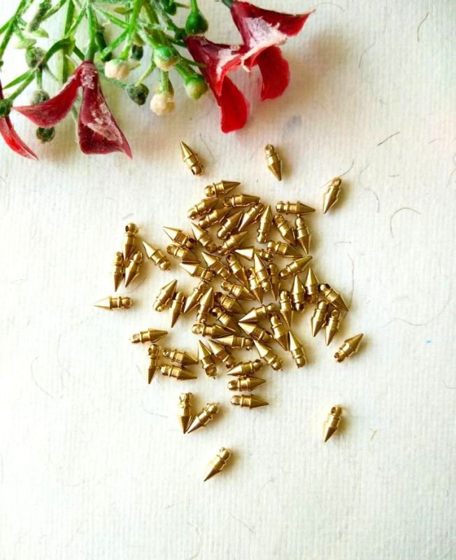 3MM Unique Brass Charms Beads