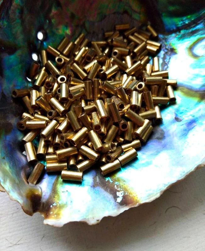 Brass beads all shapes