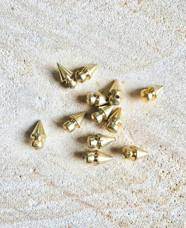5MM Brass Charms Geometric Beads