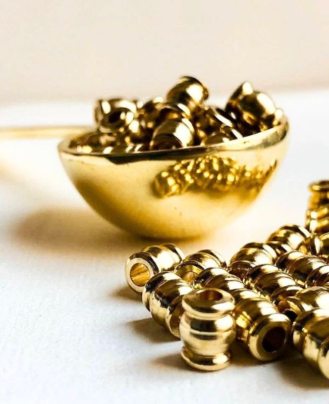 Raw Brass Beads