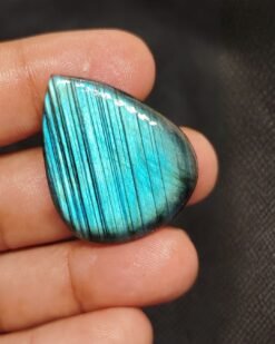 labradorite cabochon for sale- drop blue