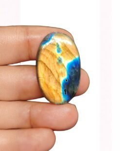 labradorite cabochon for sale- Oval Labradorite for jewelry making and micro macrame