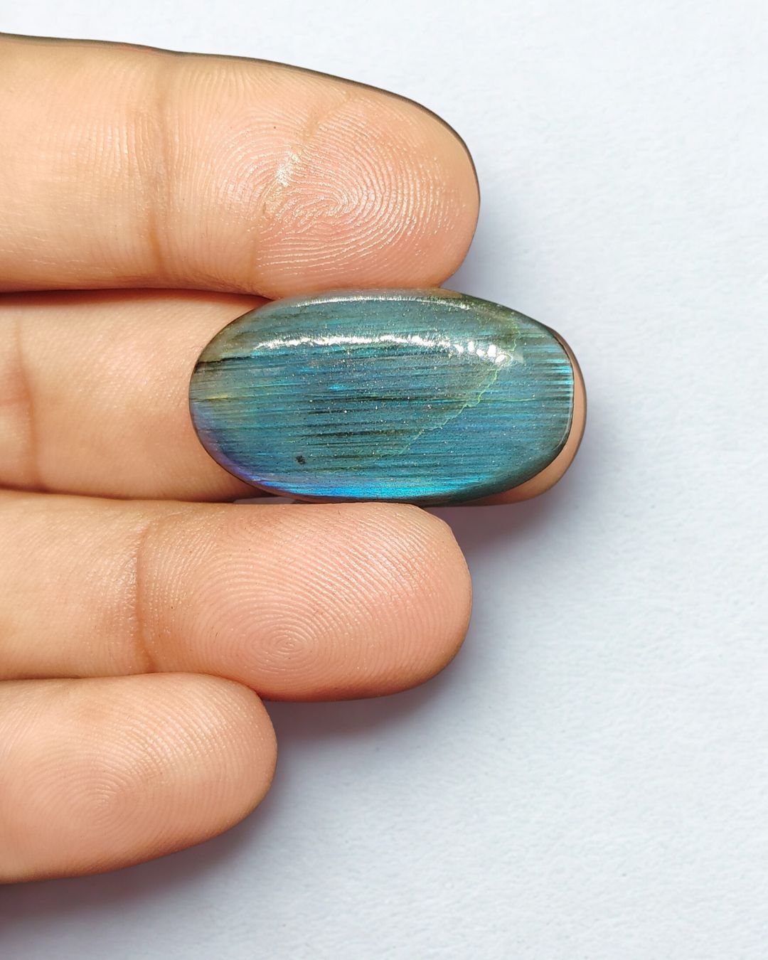 labradorite cabochon for sale- Oval Labradorite for jewelry making and micro macrame