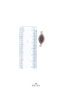 Alternative view of 10 Eye shape Brass Charms Connectors- Limited stock