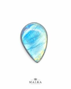 47mm Labradorite Cabochon - Drop Multi Light Flash