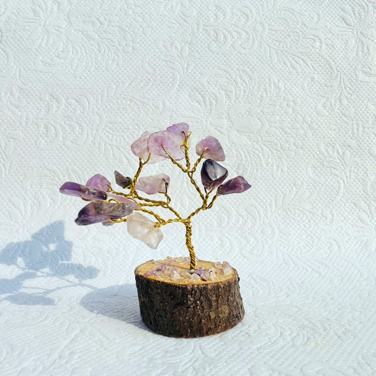 Amethyst Gemstone Bonsai Tree