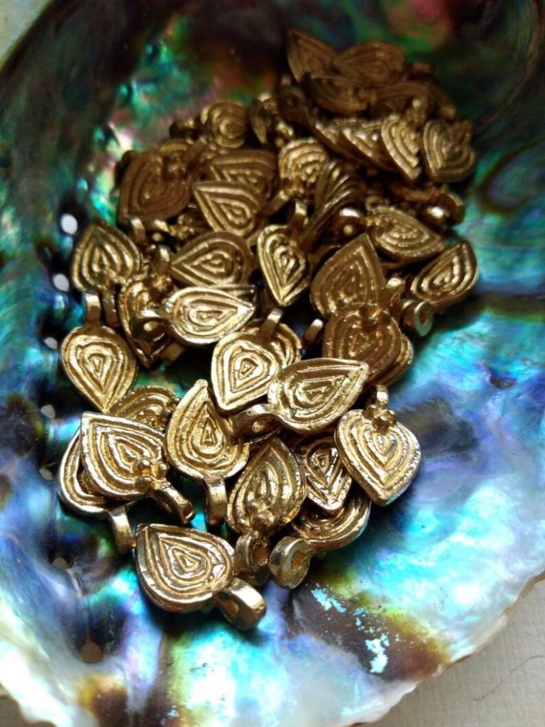 Drop Brass Charms