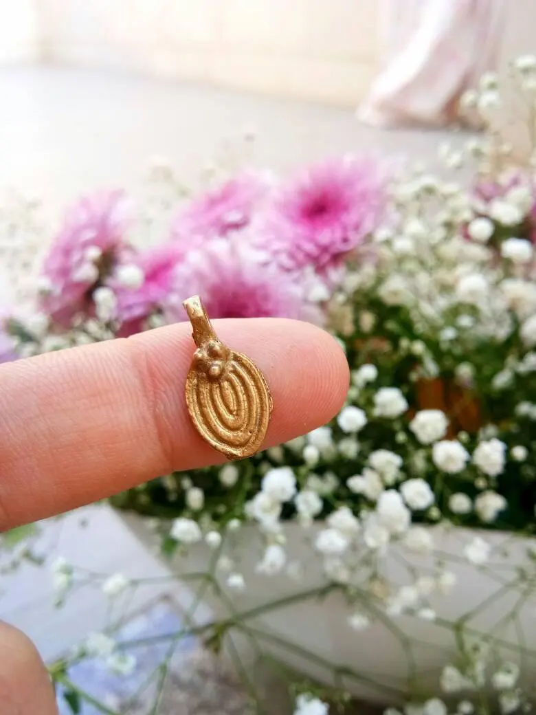 Oval Brass Charms
