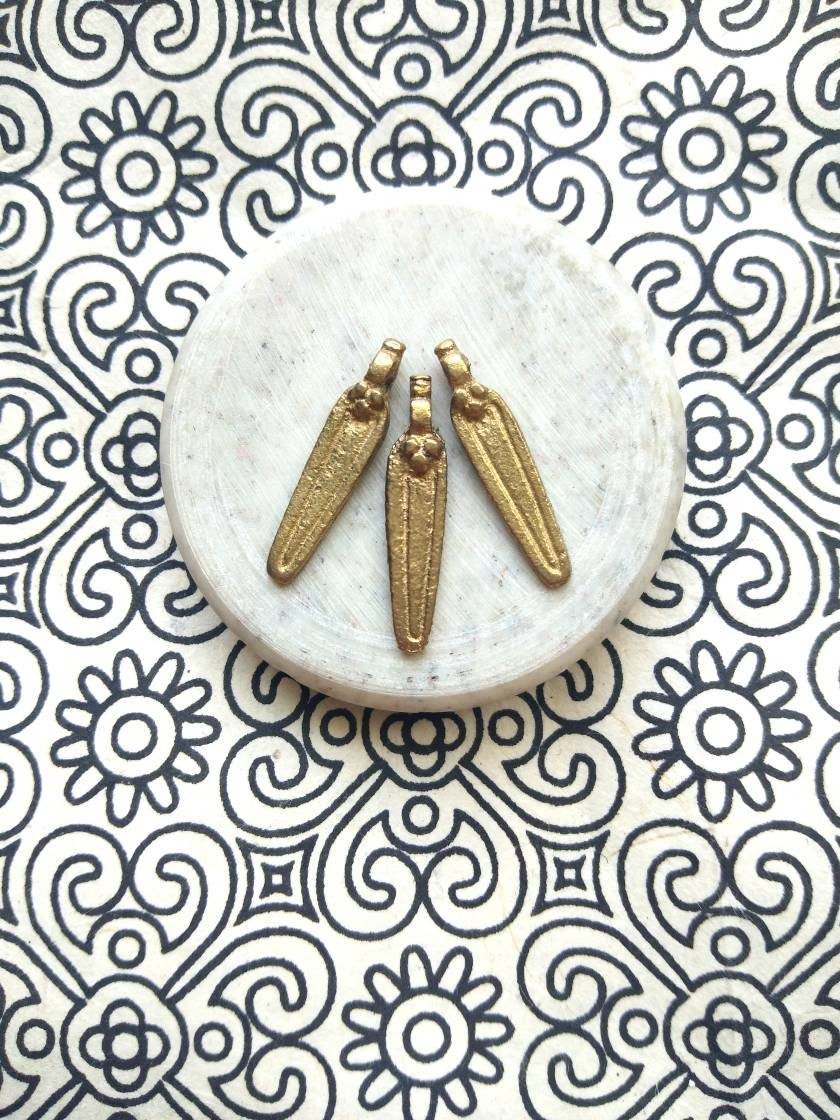 Brass Dagger Charms