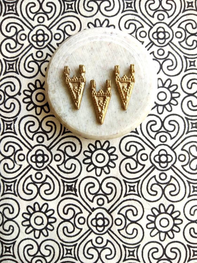Geometric Brass Charms