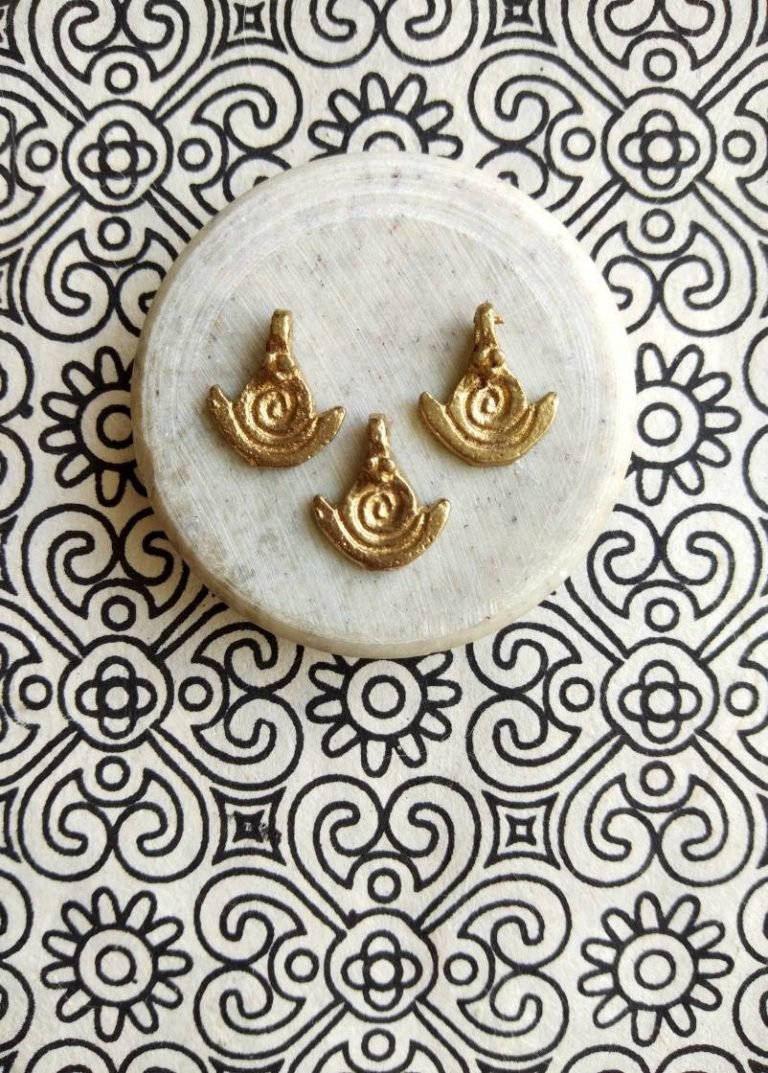 Geometric Brass Charms