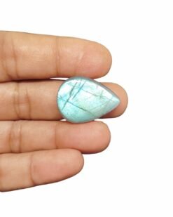 Alternative view of 29mm Labradorite Cabochon - Drop Shape