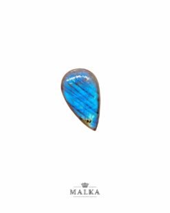 31mm Labradorite Cabochon - Drop Blue Shape