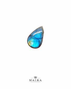 30mm Labradorite Cabochon - Drop Blue Shape