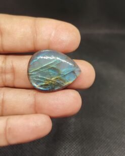 Alternative view of 30mm Labradorite Cabochon - Drop Shape