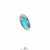 36mm Labradorite Cabochon - Oval Blue Flash