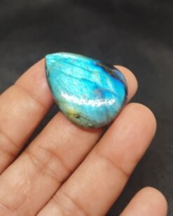 Alternative view of 37mm Labradorite Cabochon - Drop Shape