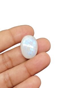 Alternative view of 25mm Moonstone Cabochon - full flash