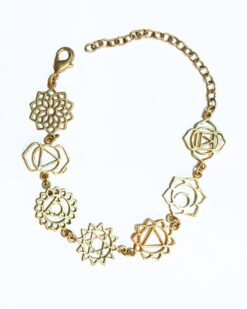 7 chakra Brass Bracelet- Limited stock