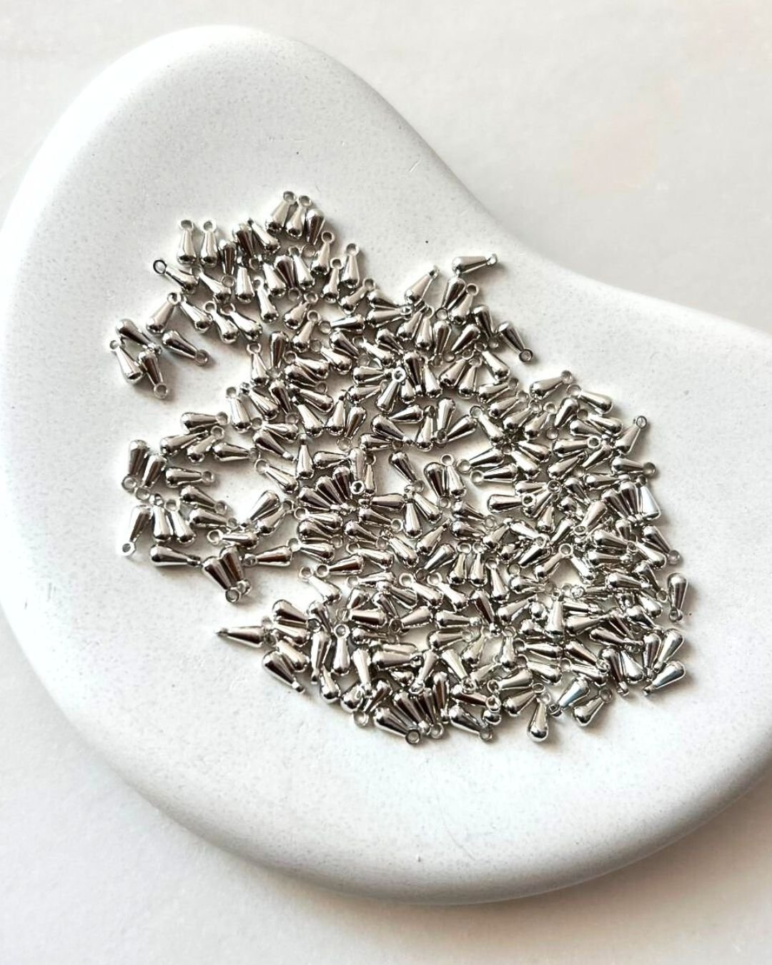 6MM Drop Silverfilled Charms- Best Seller
