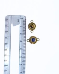 Alternative view of 10 Round Stones Charms Connectors Limited Stock