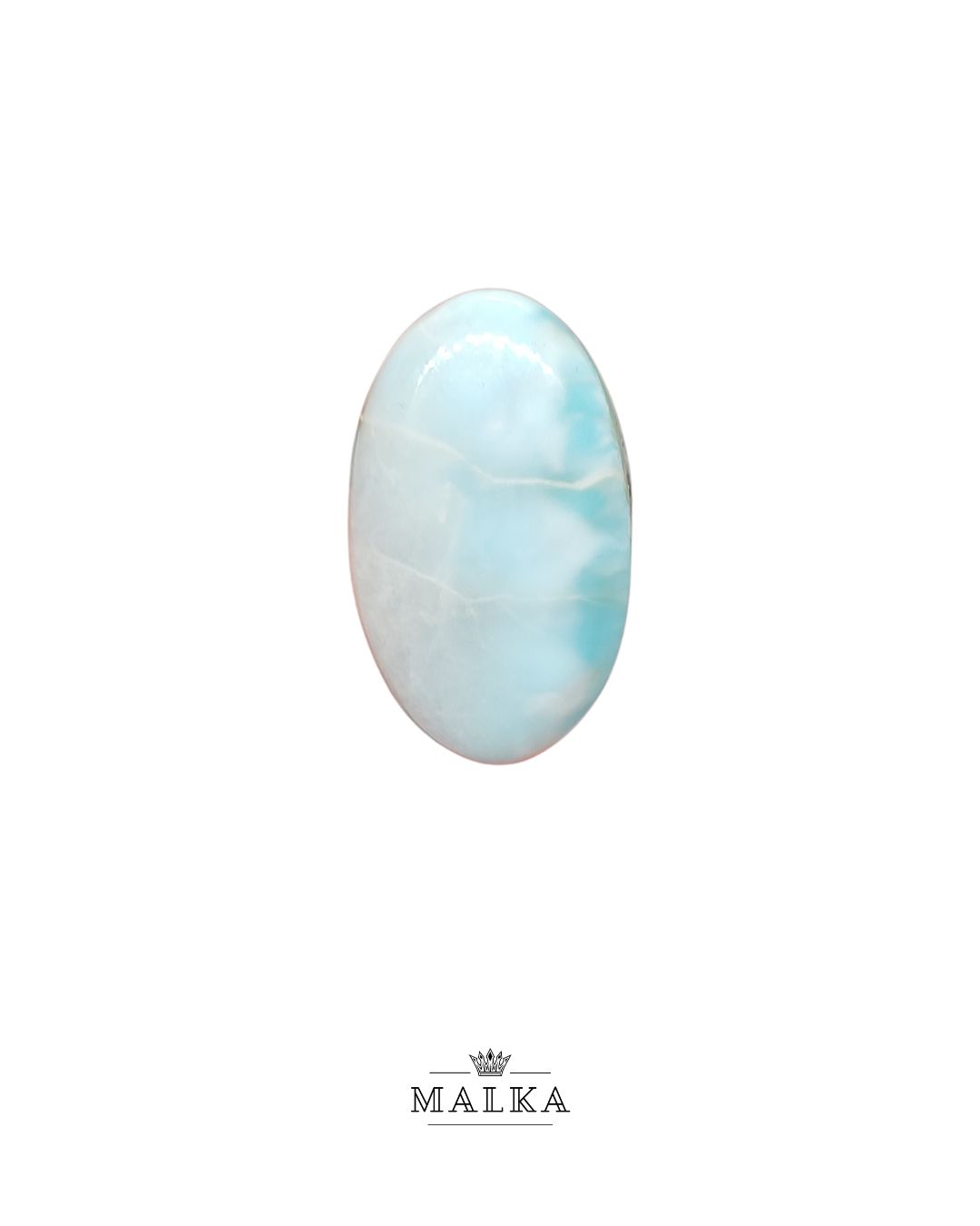 32mm Larimar Cabochon – Oval Shape