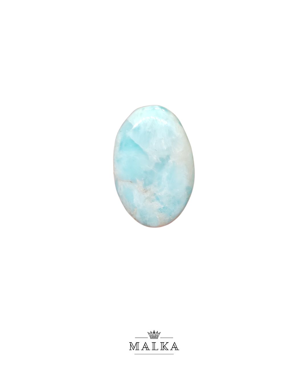 26mm Larimar Cabochon – Oval Shape