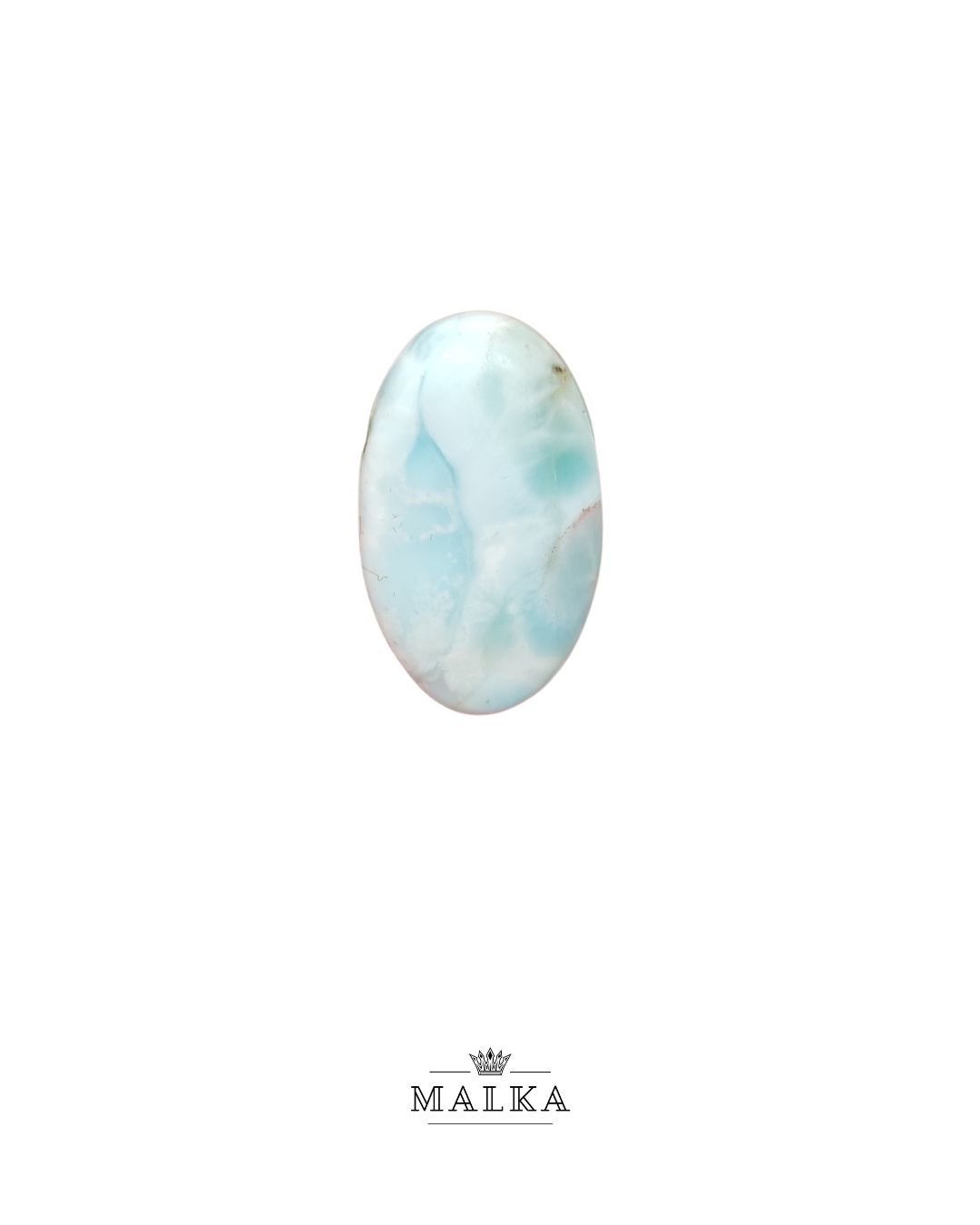 27mm Larimar Cabochon – Oval Shape