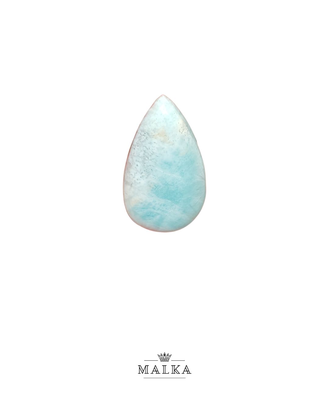 27mm Larimar Cabochon – Drop Shape